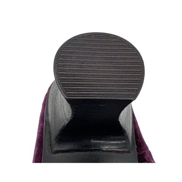 Women's Neosens Purple Velvet, Gothic, Fairy Core ,witch, Ankle Booties size 9 - Picture 13 of 16